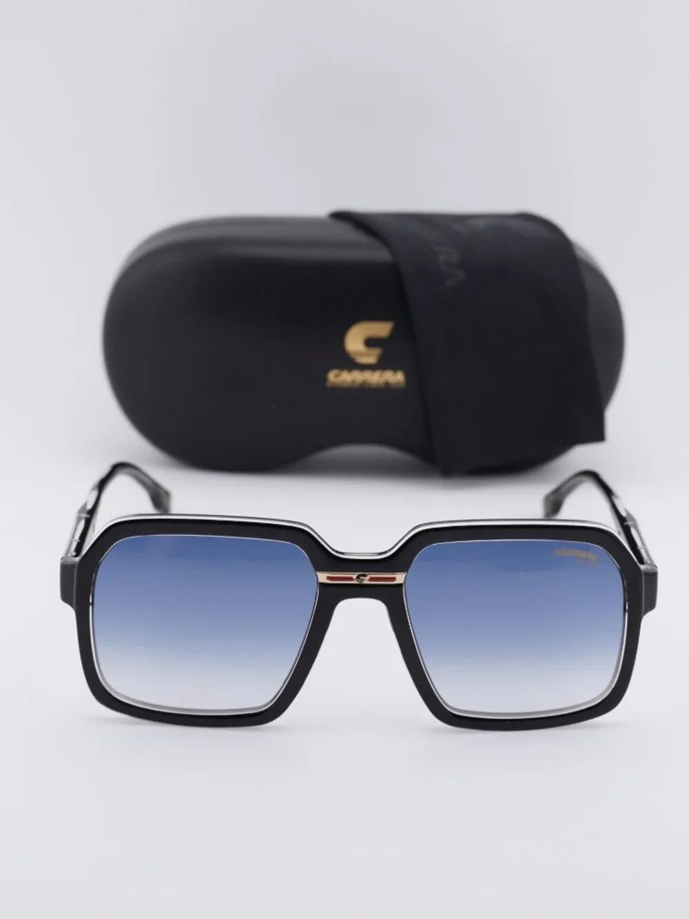Carrera VICTORY C 08/S 07C5 08 Square Sunglasses - Black / Blue